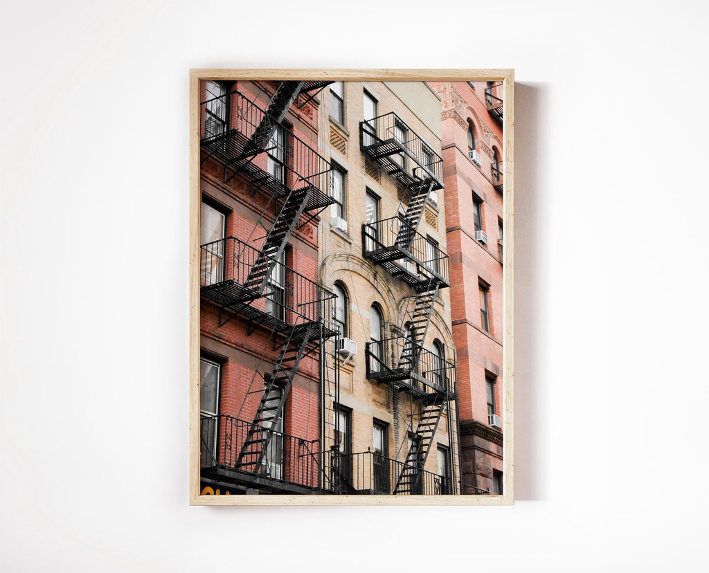 NYC Fire Escapes Print