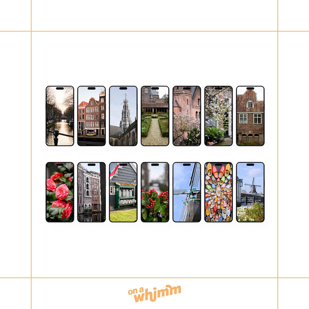 Phone Screensavers - Netherlands Bundle Pack - Digital Download