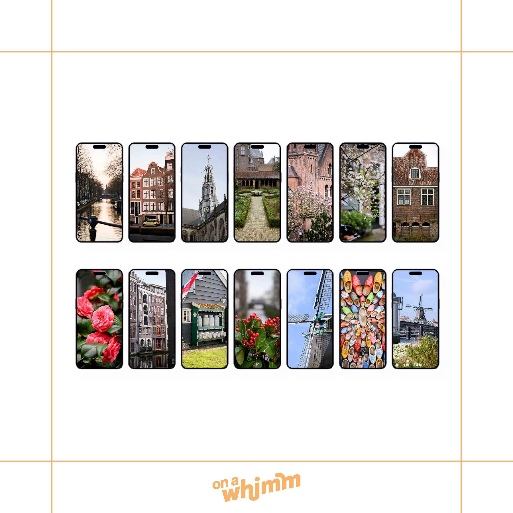Phone Screensavers - Netherlands Bundle Pack - Digital Download