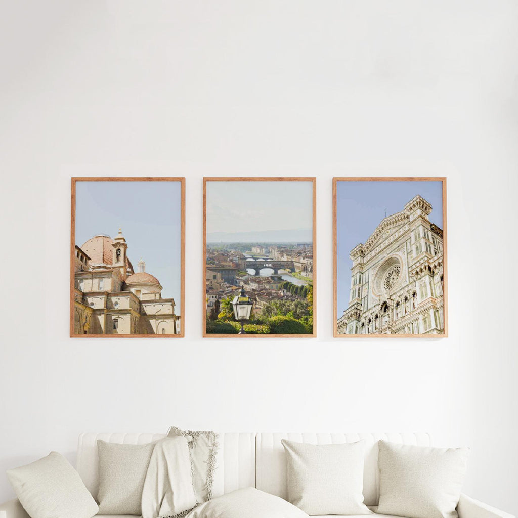 Set of 3 Travel Prints - Florence - Digital Download