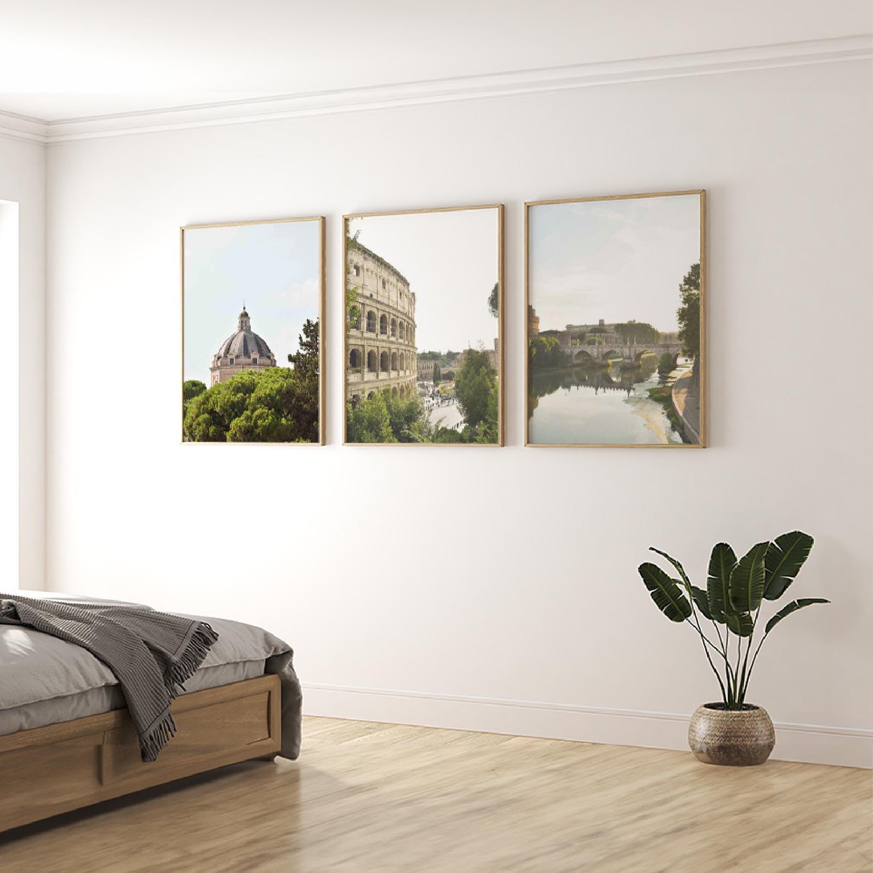 Set of 3 Travel Prints - A Day in Rome - Digital Download