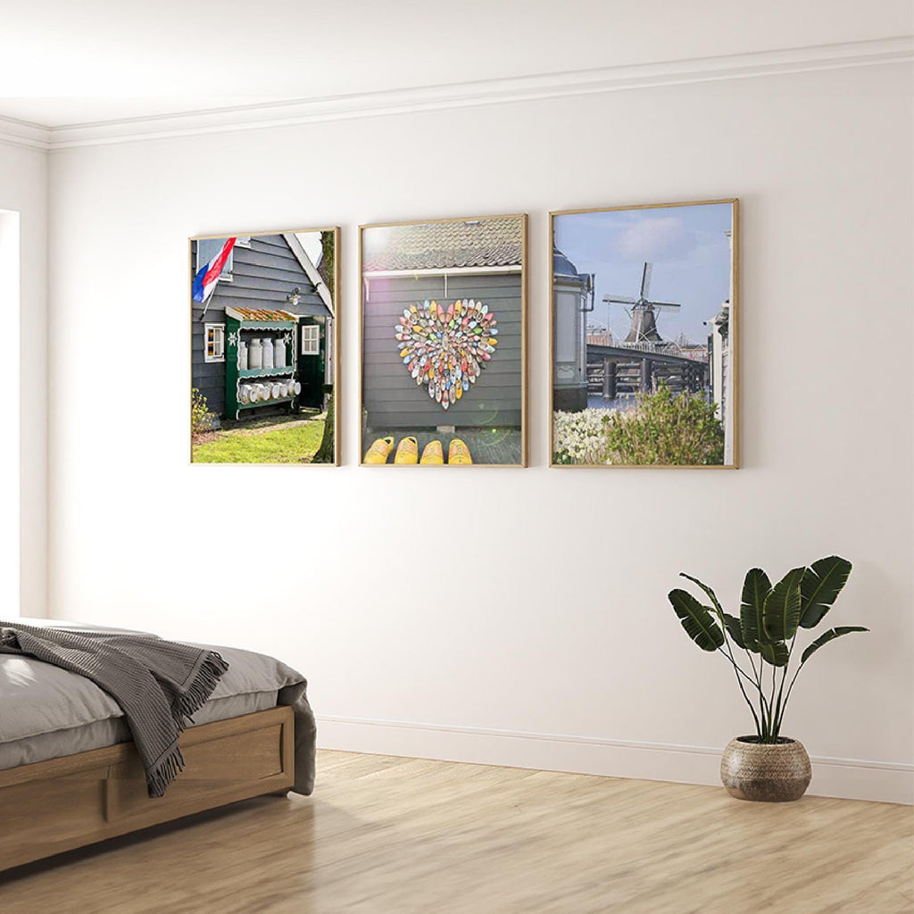 Set of 3 Travel Prints - Zaanse Schans - Digital Download