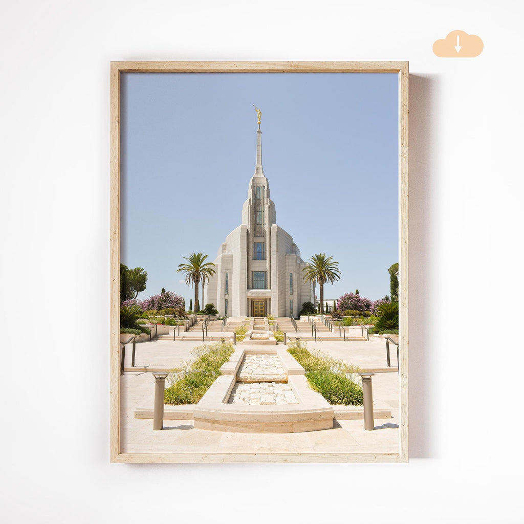 Rome Italy LDS Temple 1, Digital Download