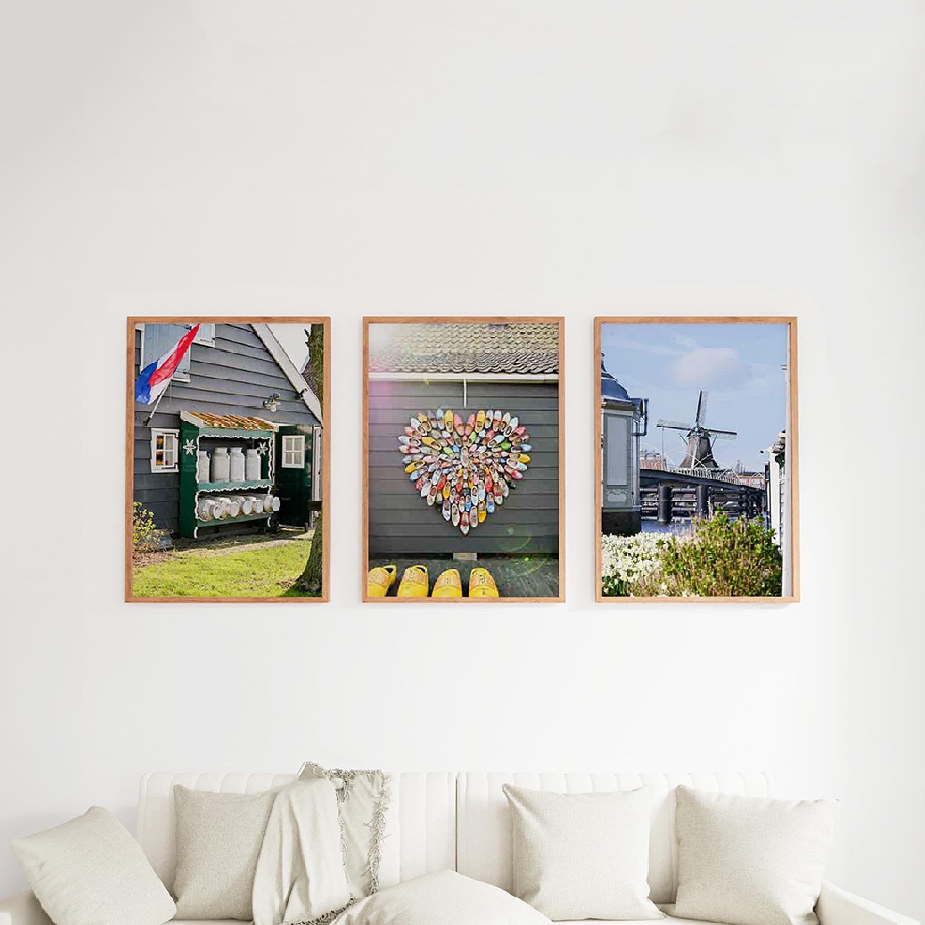 Set of 3 Travel Prints - Zaanse Schans - Digital Download