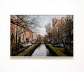 Canal at Sunset in Amsterdam Print