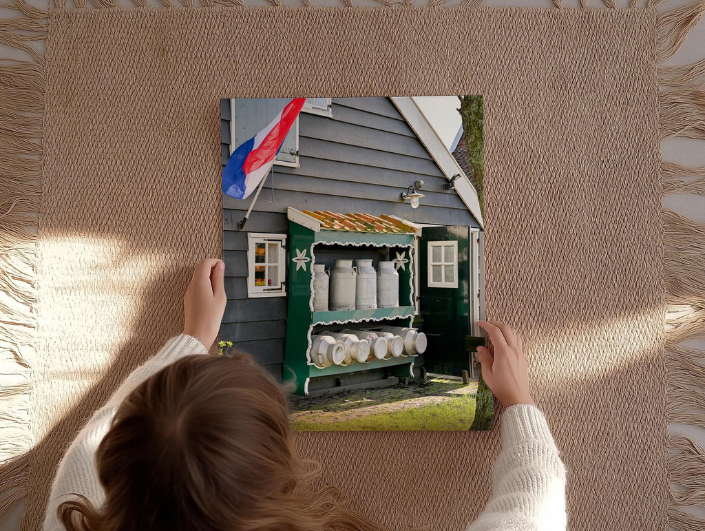 Farm Milk Pails Print