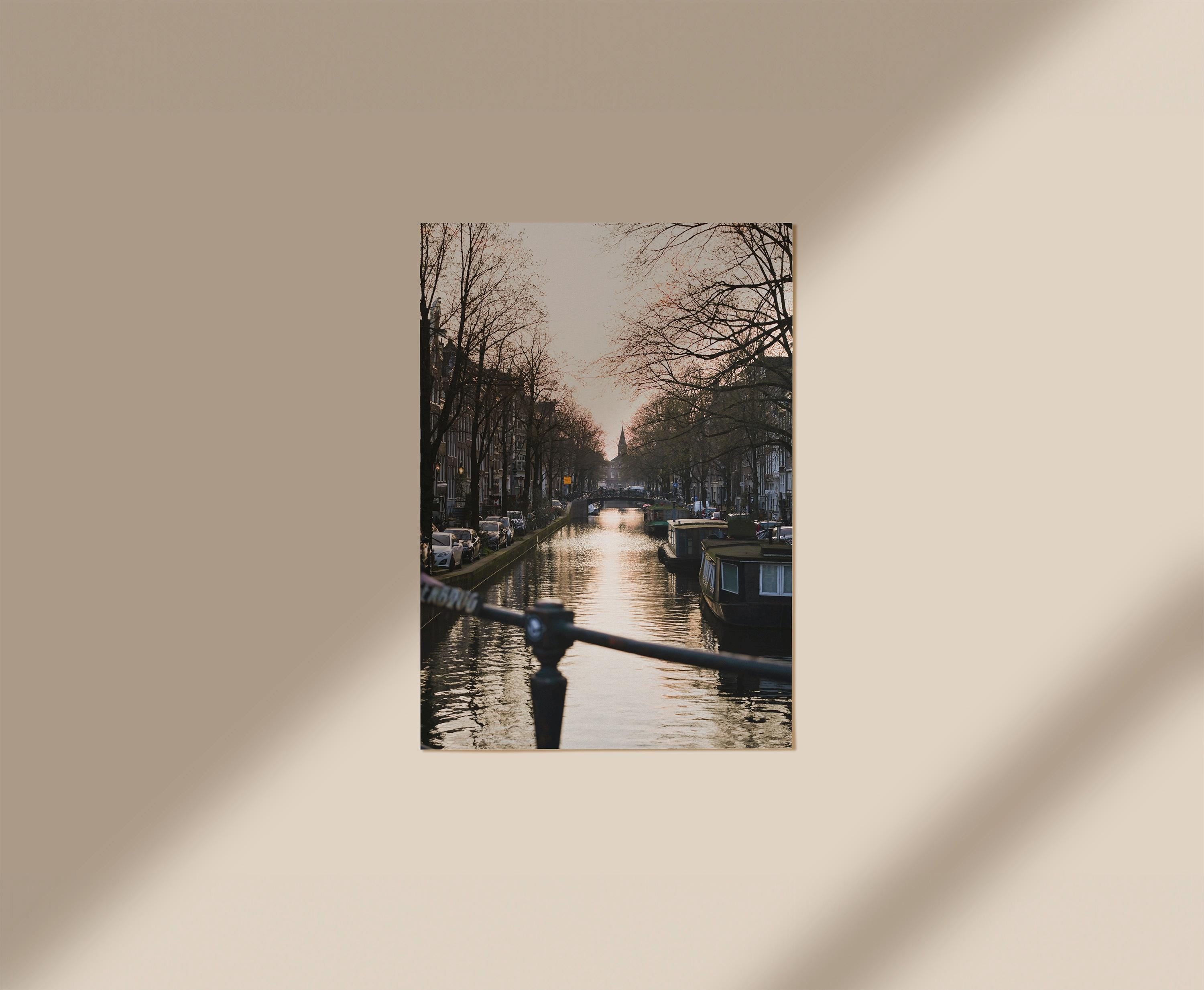 Canal in Amsterdam, Digital Download