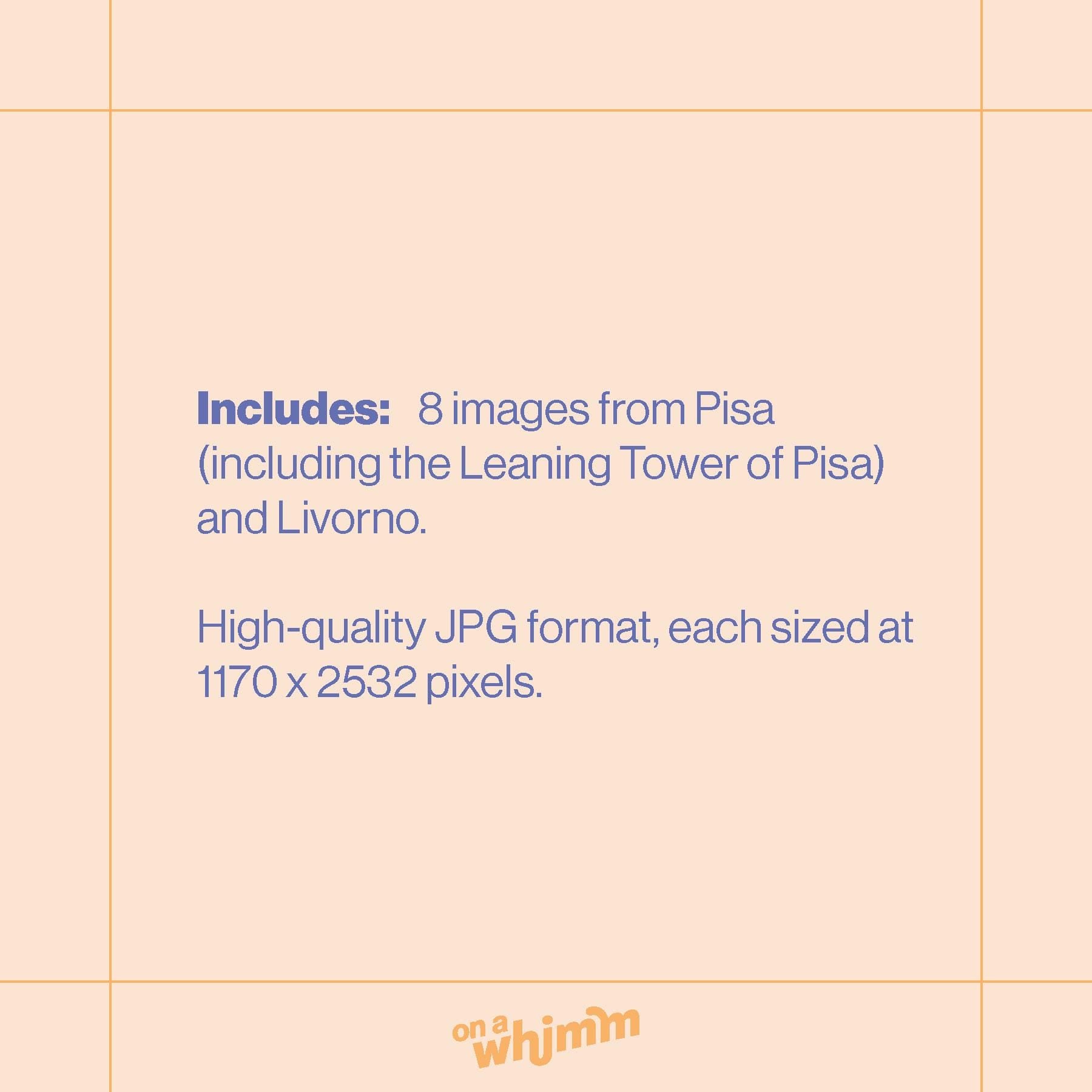 Phone Screensavers - Pisa + Livorno Italy Pack - Digital Download