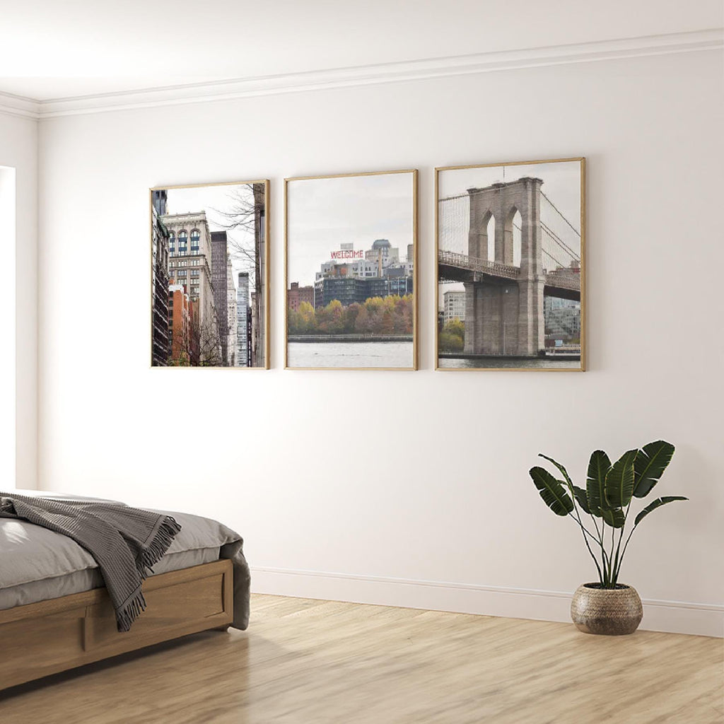 Set of 3 Travel Prints - Welcome to New York - Digital Download