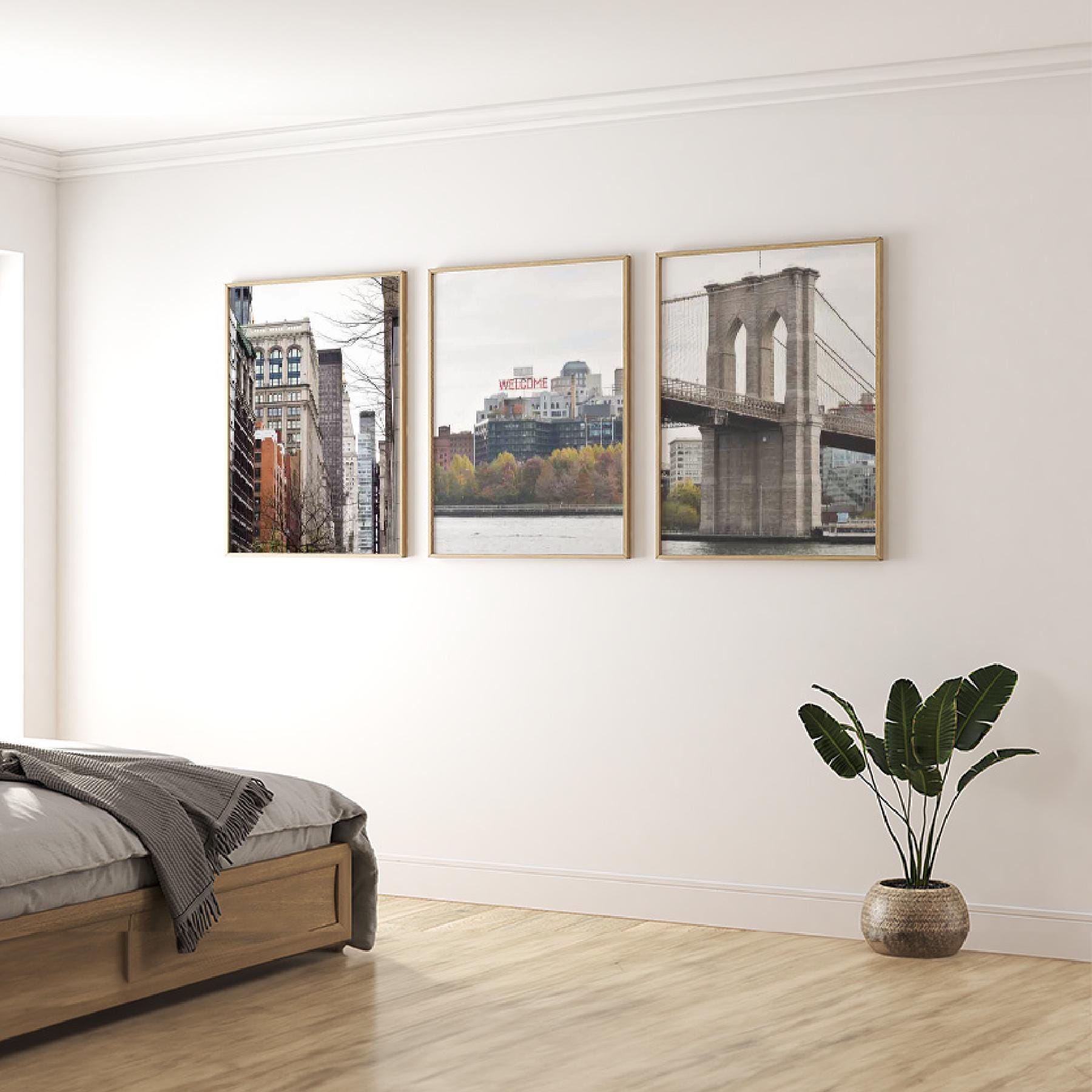 Set of 3 Travel Prints - Welcome to New York - Digital Download