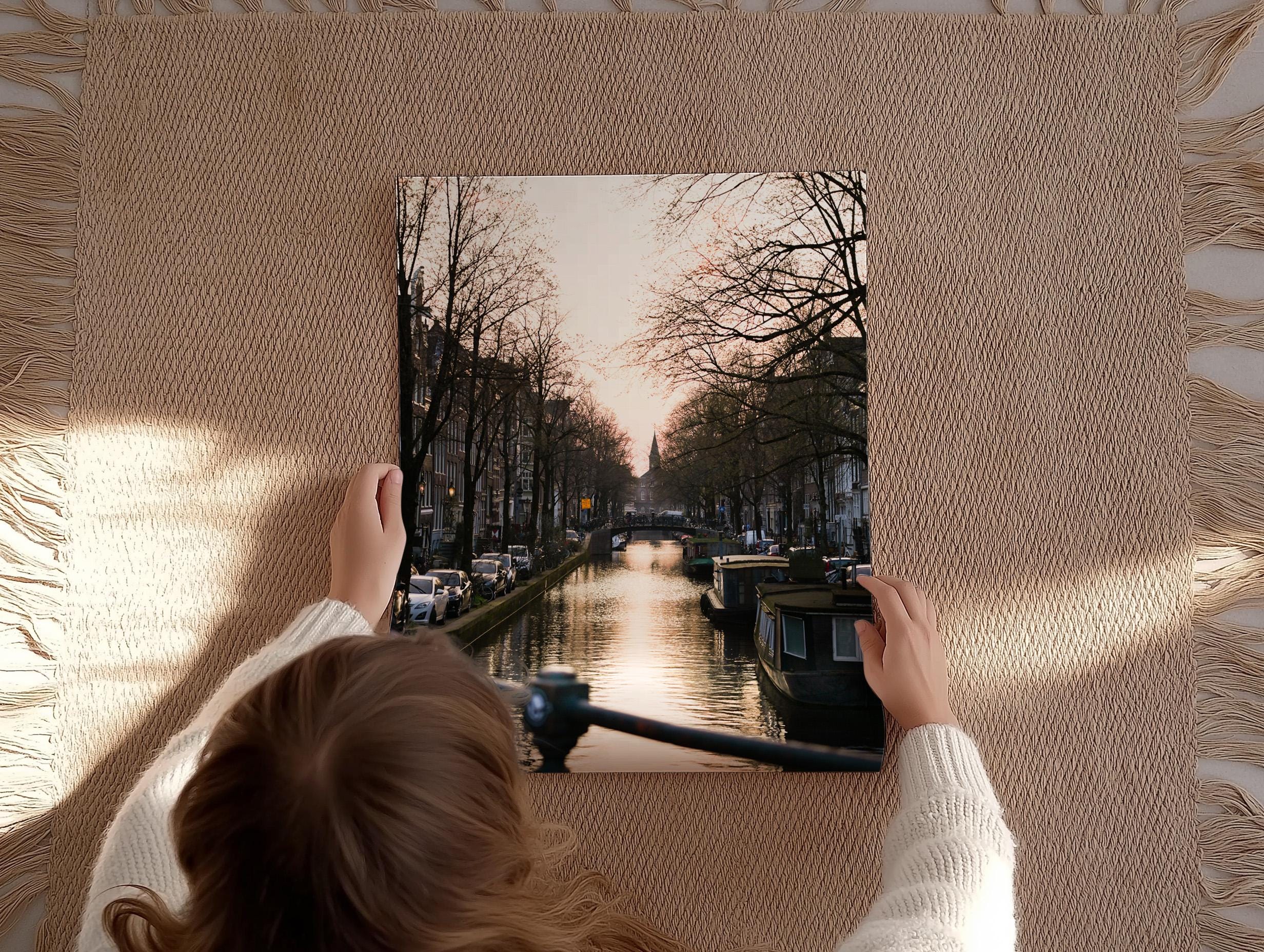 Canal in Amsterdam Print