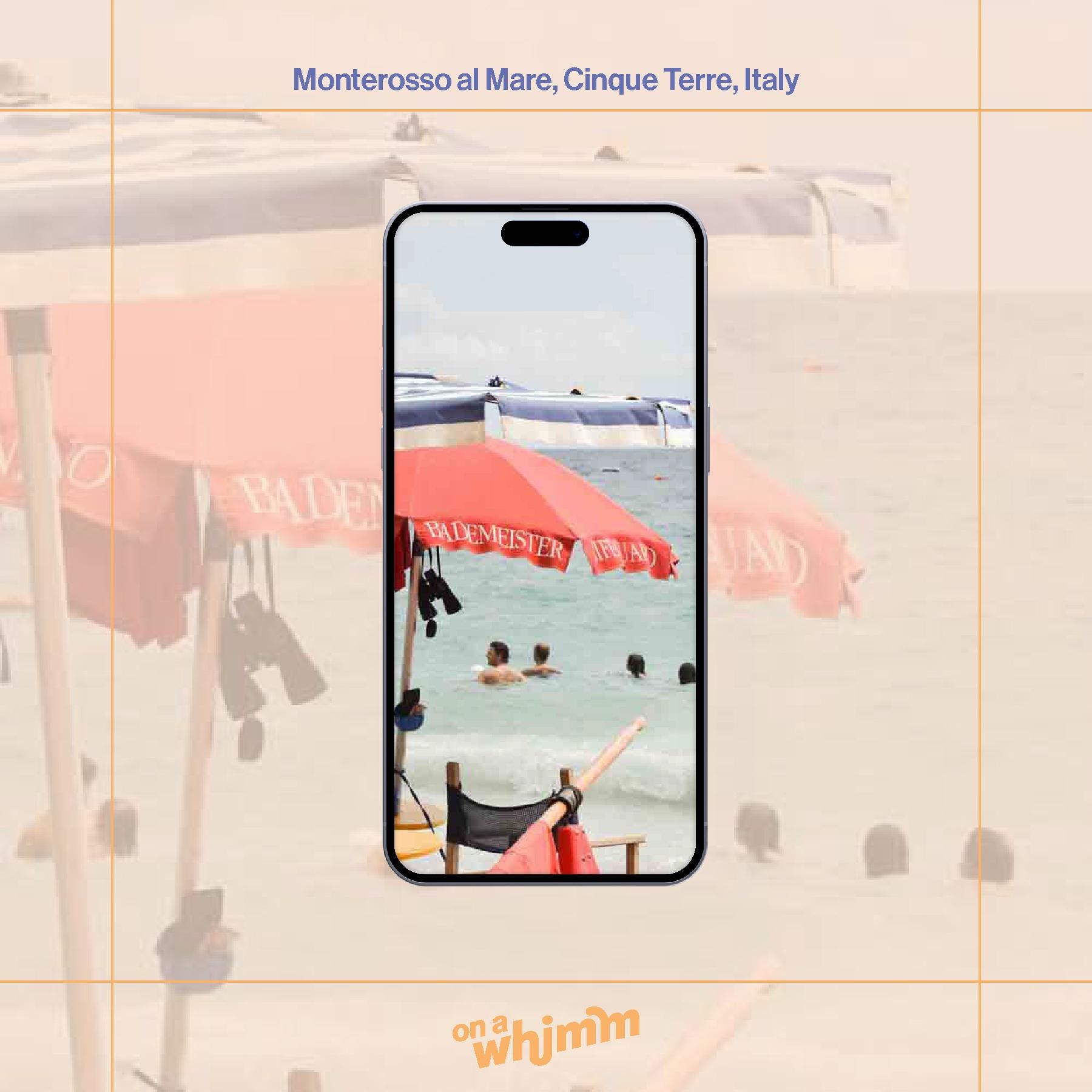 Phone Screensavers - Cinque Terre Italy Pack - Digital Download