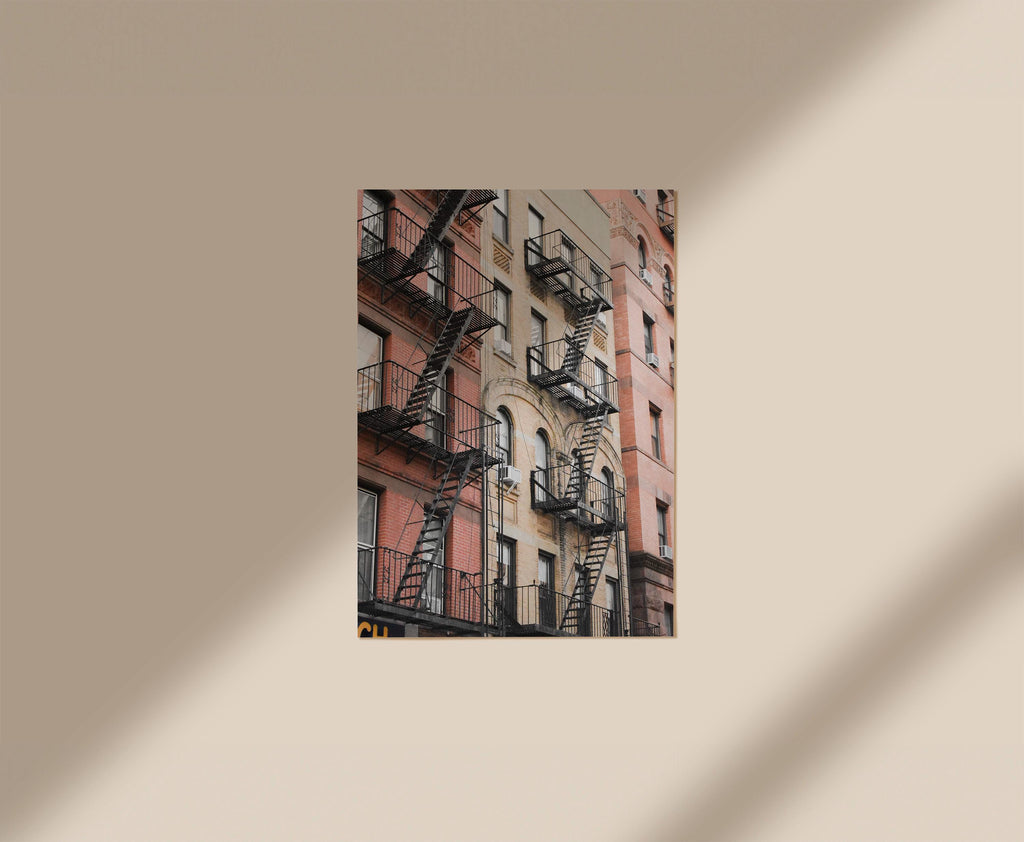 NYC Fire Escapes Print