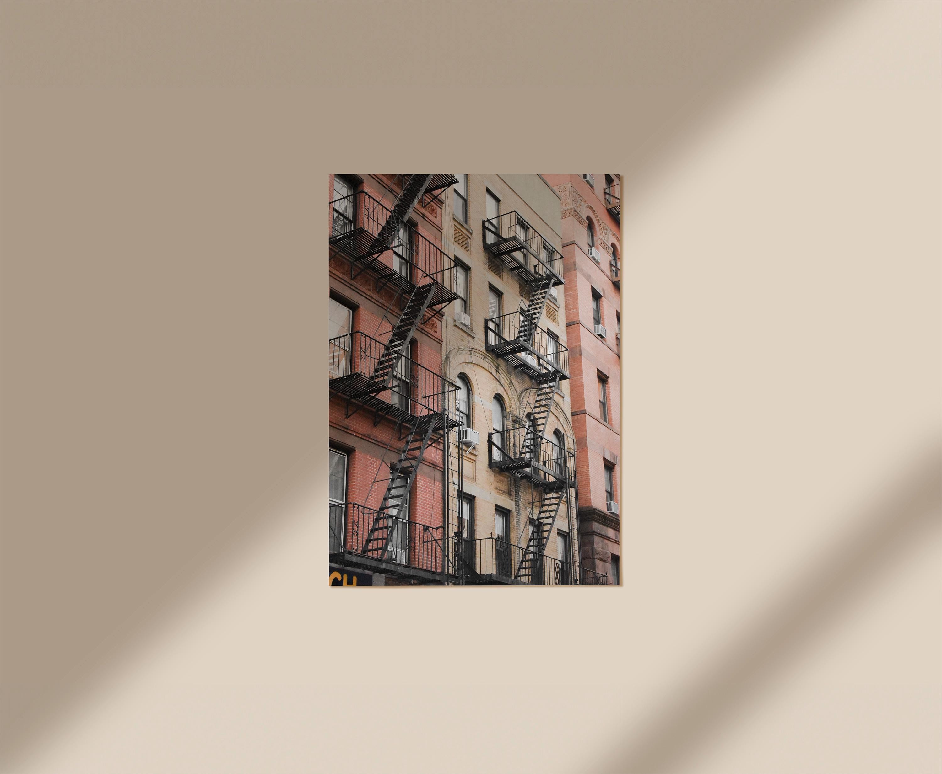 NYC Fire Escapes Print