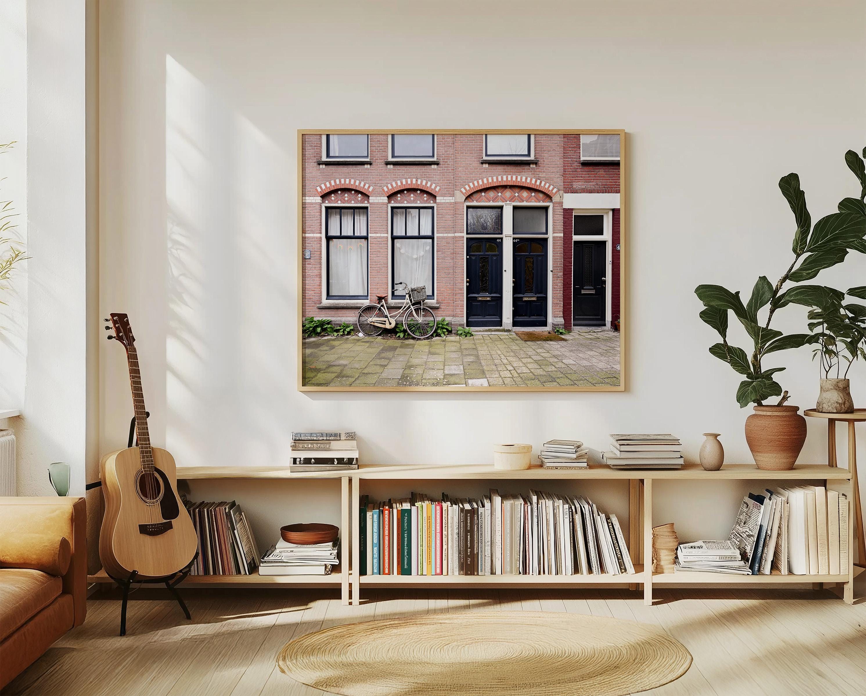 Brick Building with Bike, Digital Download