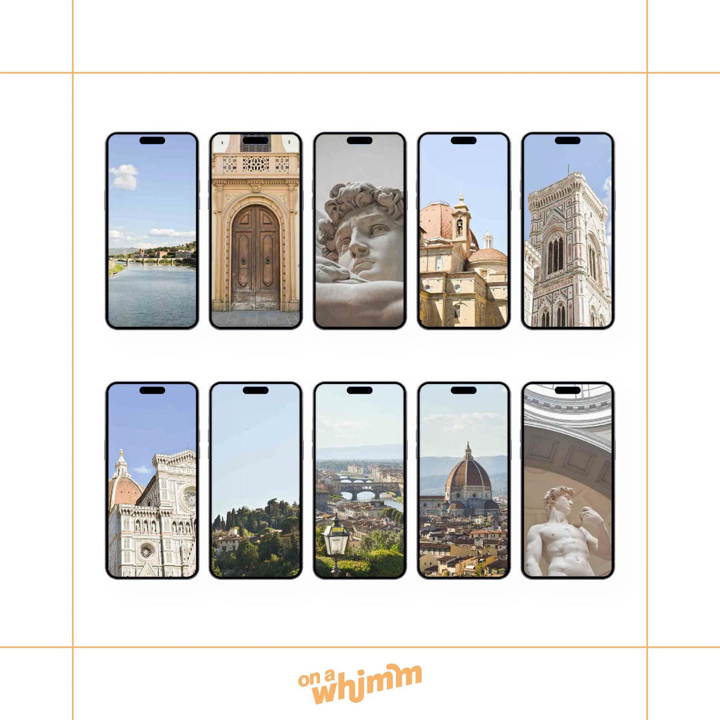 Phone Screensavers - Florence Italy Pack - Digital Download