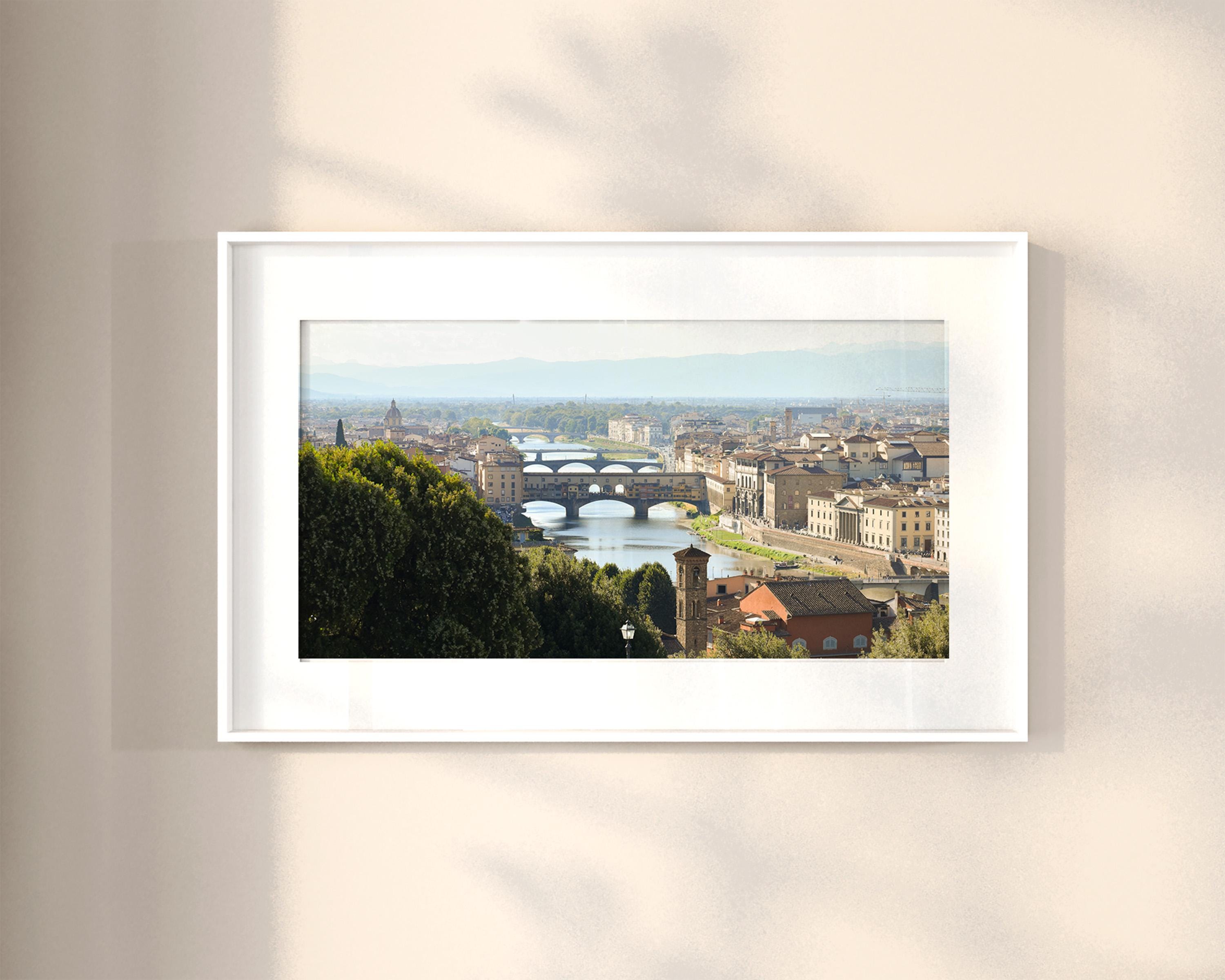 Ponte Vecchio Bridge Landscape Print