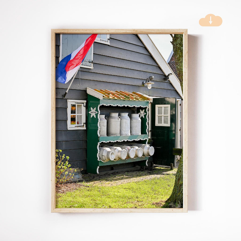 Farm Milk Pails, Digital Download