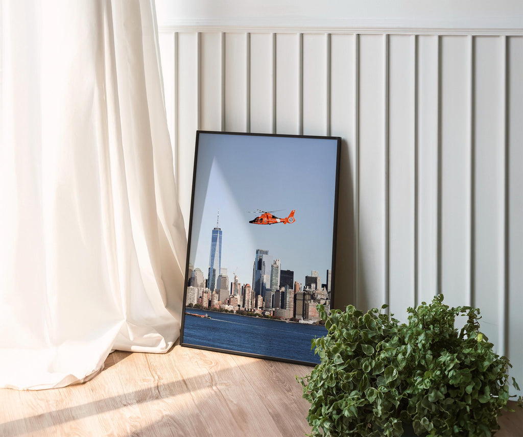 NYC Helicopter Print