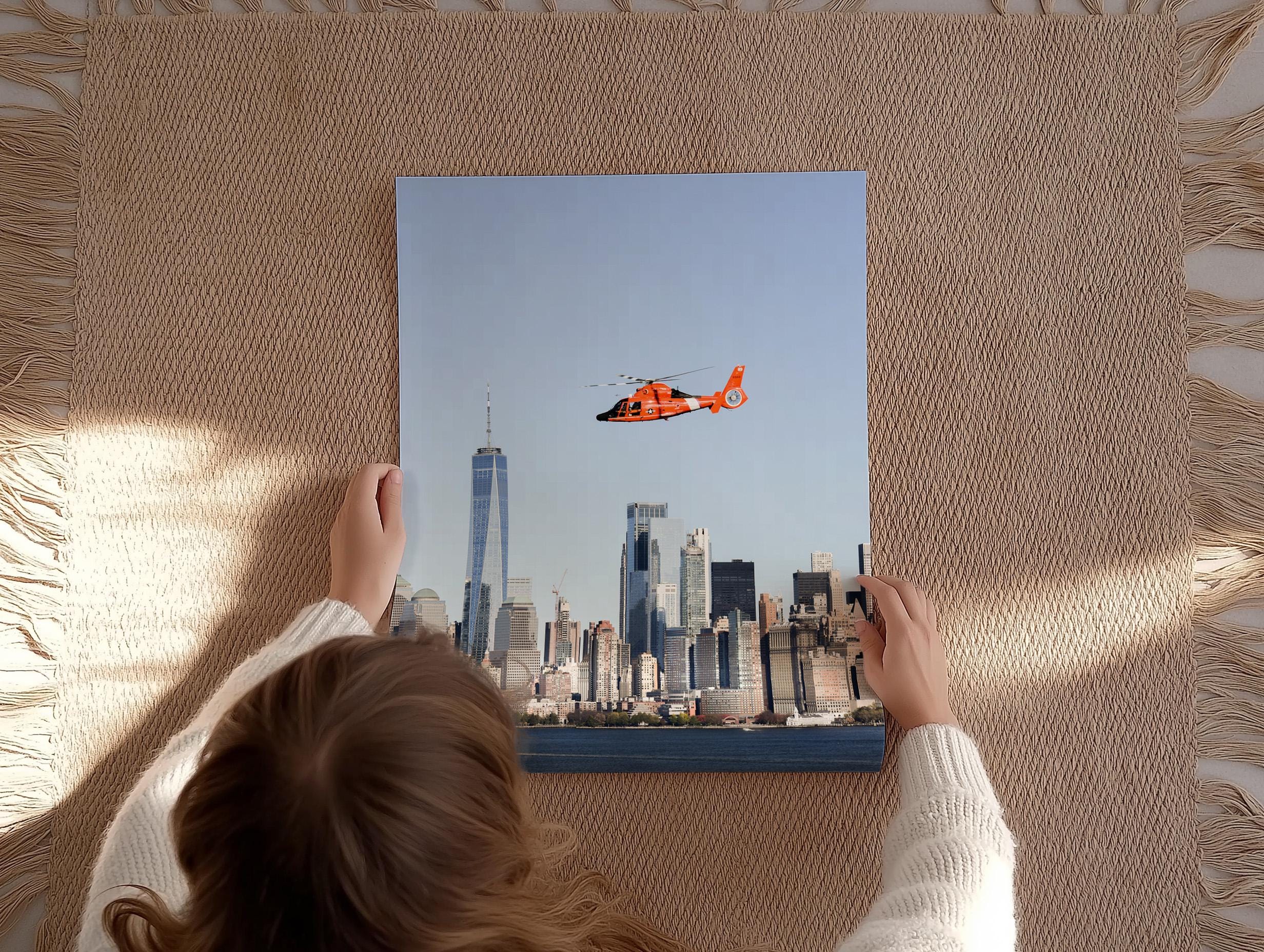 NYC Helicopter Print