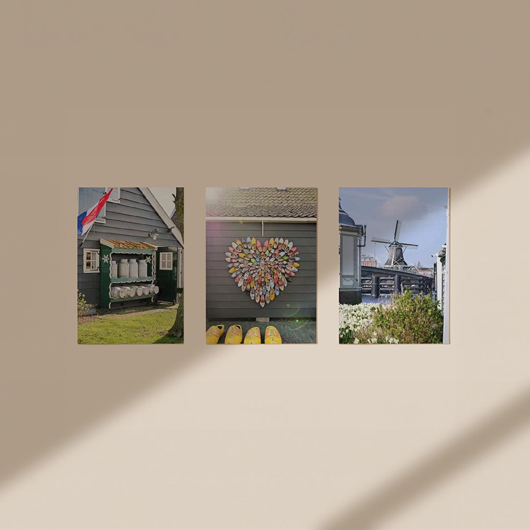 Set of 3 Travel Prints - Zaanse Schans - Digital Download
