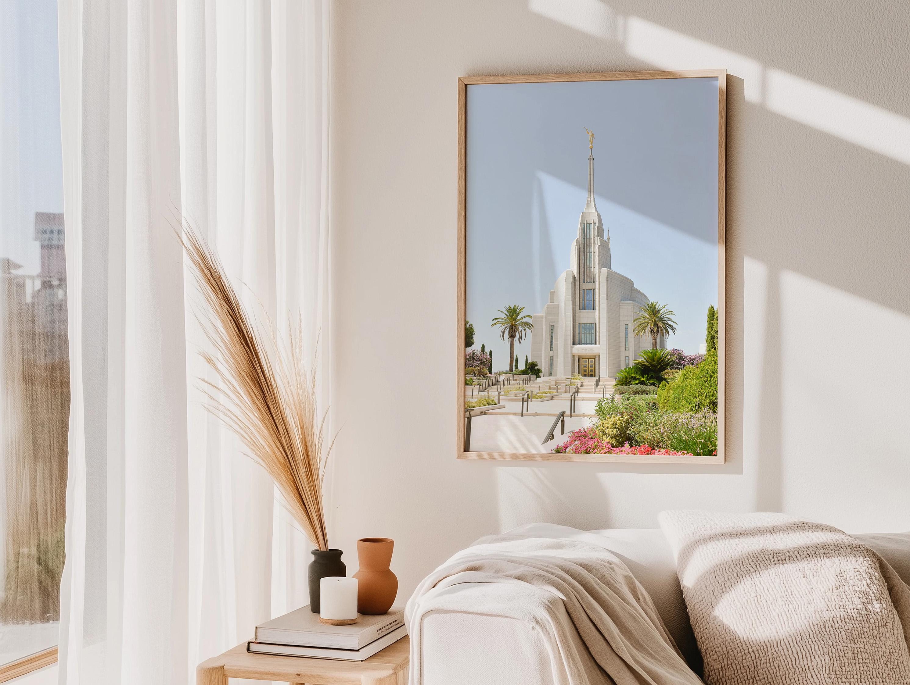 Rome Italy LDS Temple Print 2, Digital Download