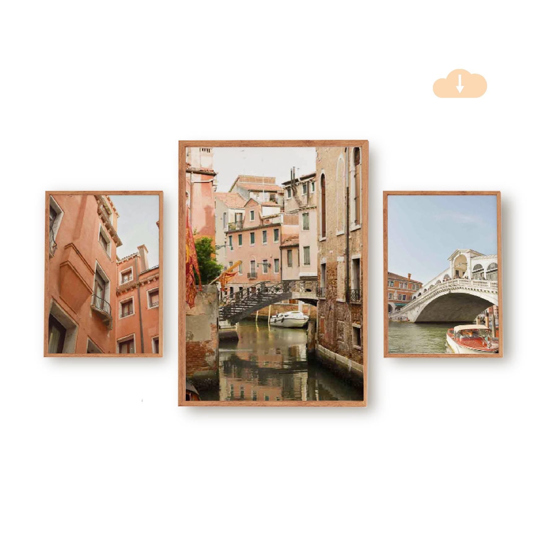 Set of 3 Travel Prints - Venice - Digital Download