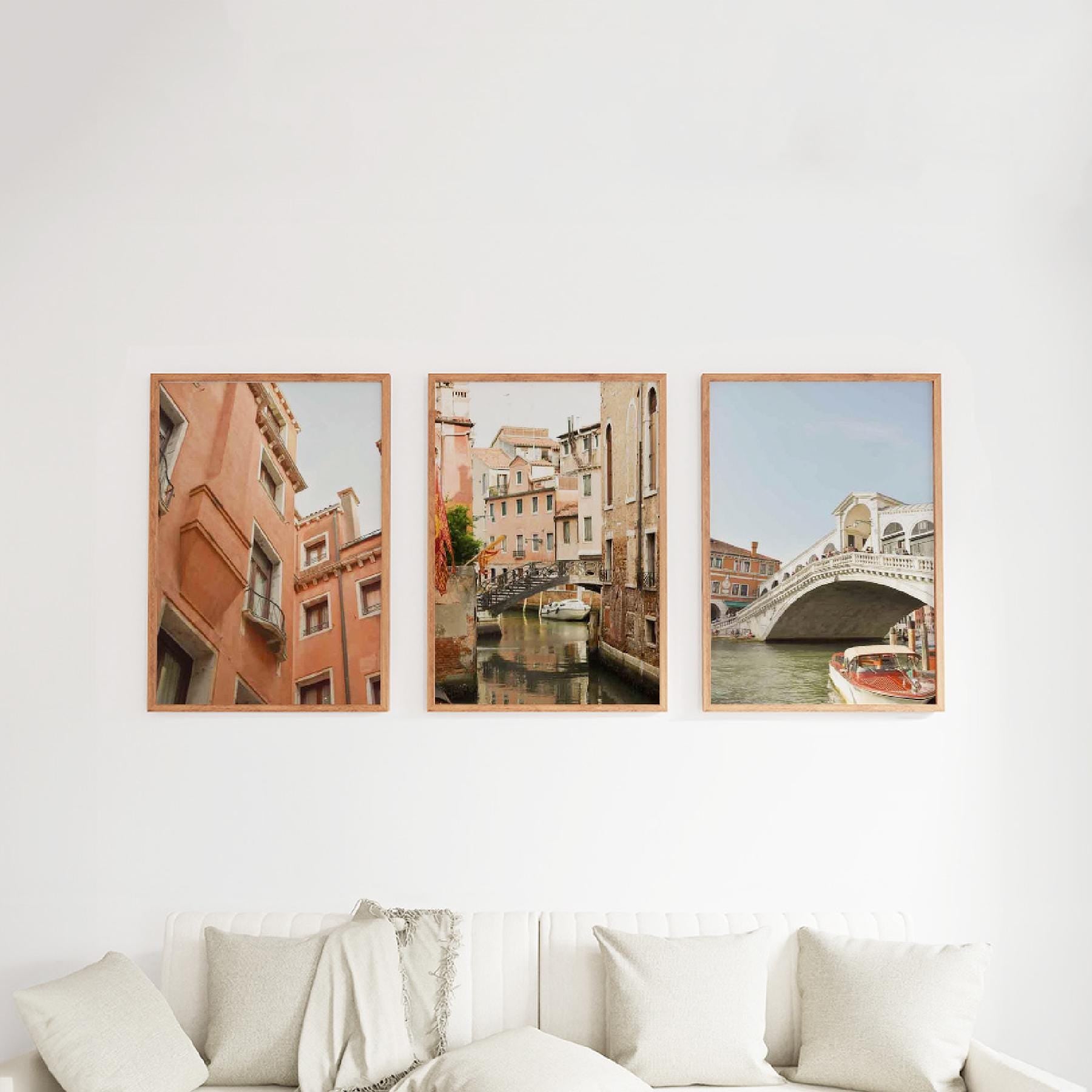 Set of 3 Travel Prints - Venice - Digital Download