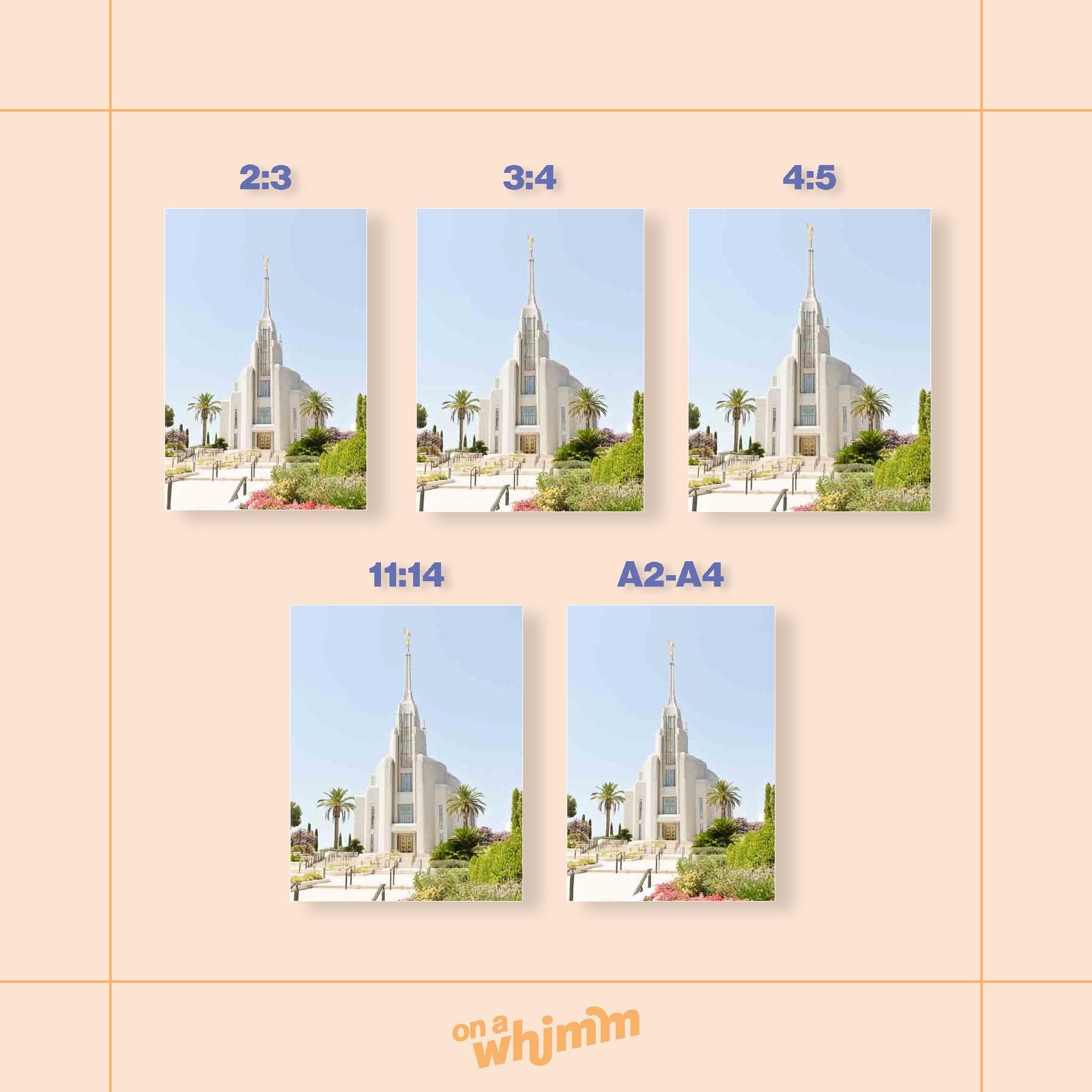 Rome Italy LDS Temple Print 2, Digital Download