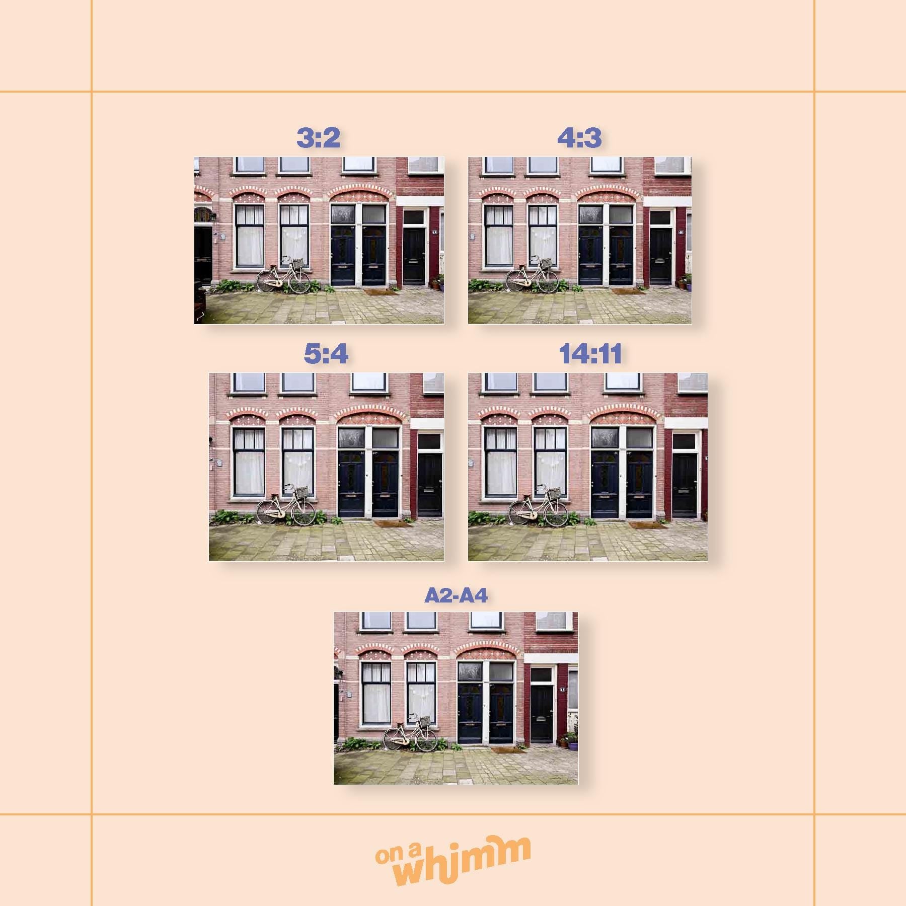 Brick Building with Bike, Digital Download