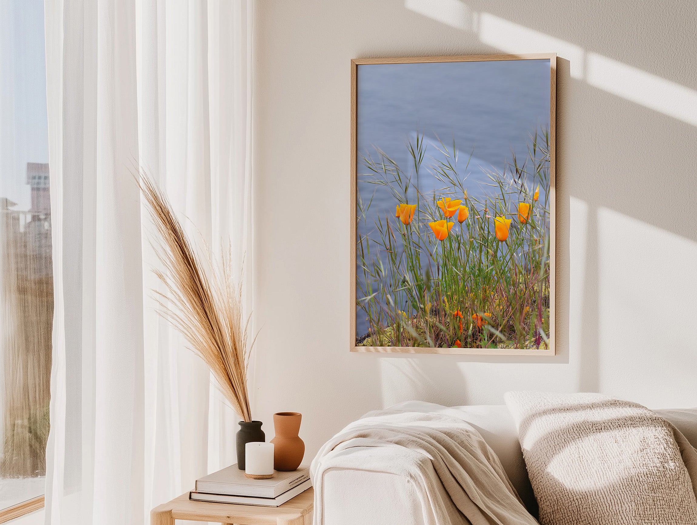 Golden Poppies in Bloom Print
