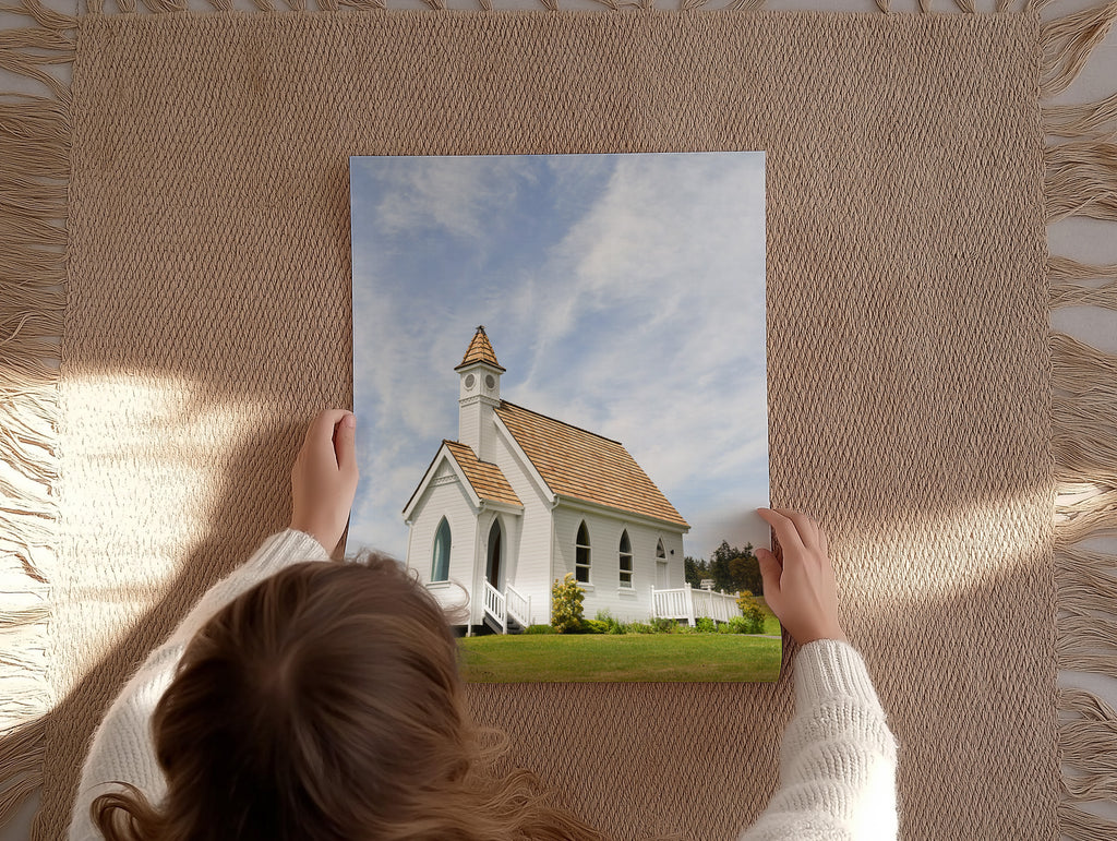Little Church, Big Sky Print