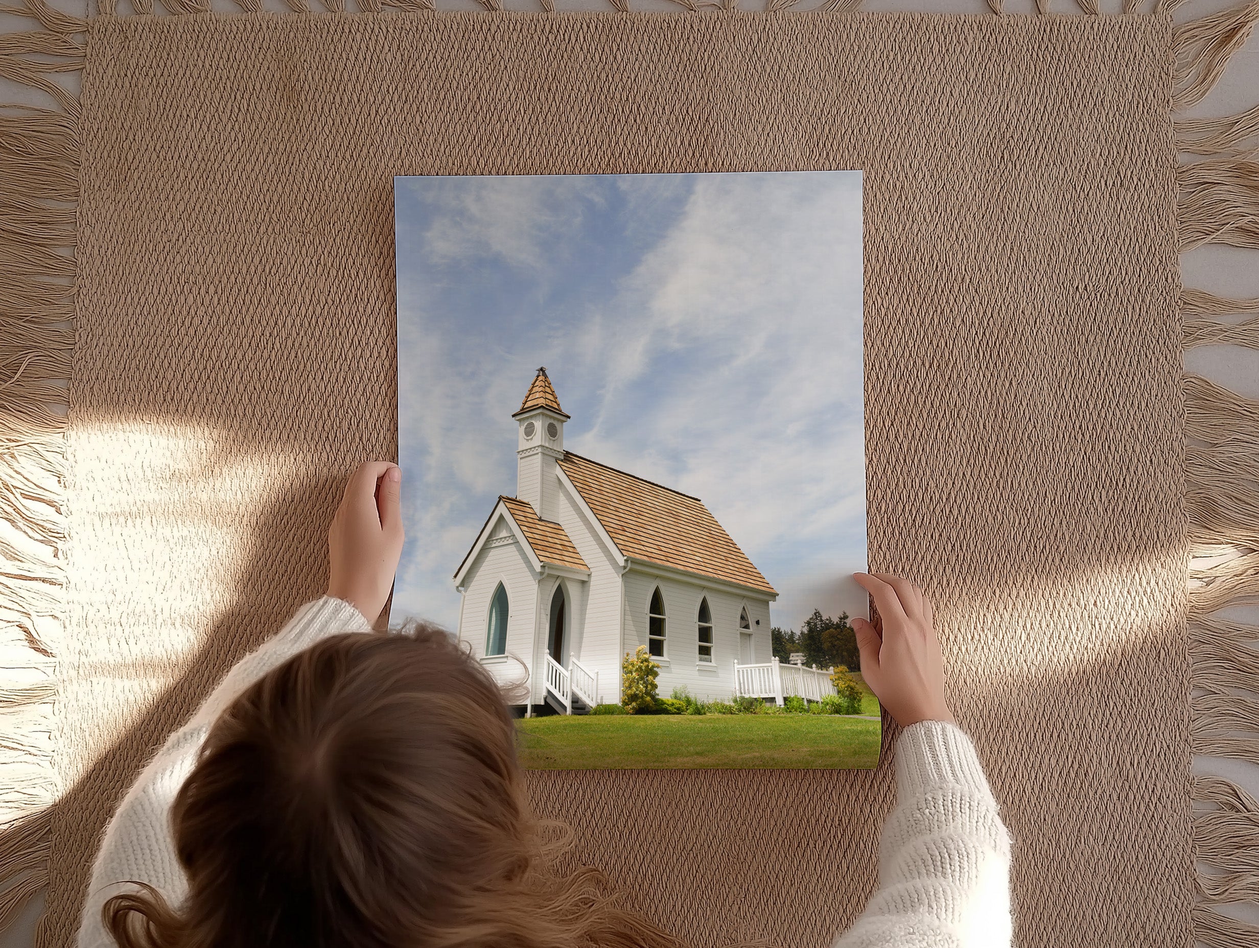 Little Church, Big Sky Print