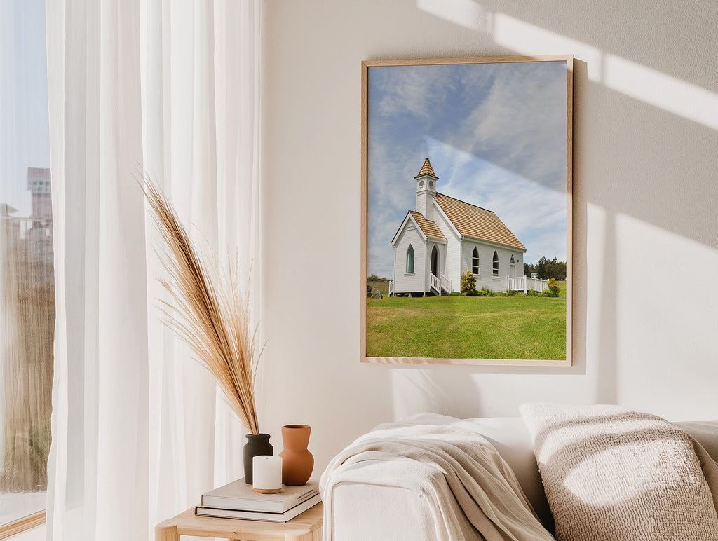 Little Church, Big Sky Print