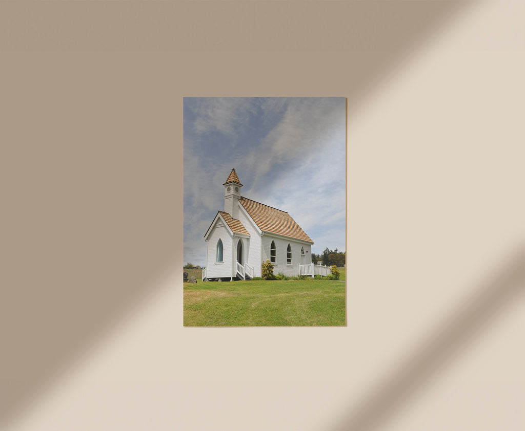 Little Church, Big Sky Print
