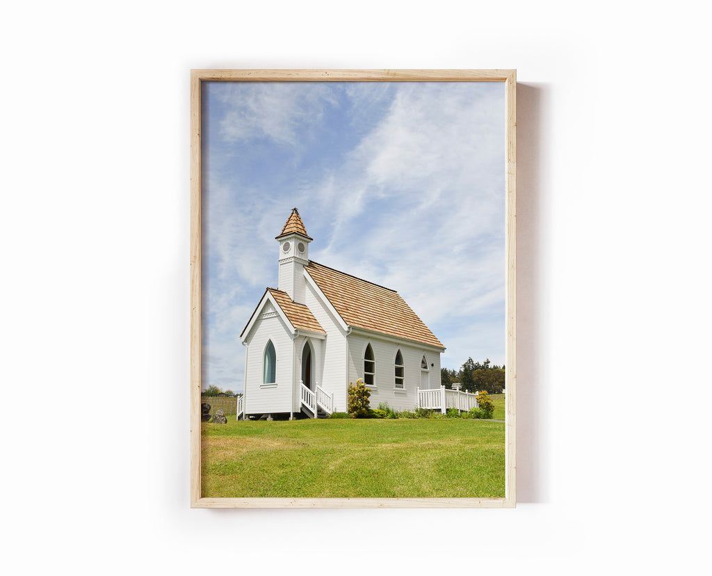 Little Church, Big Sky Print