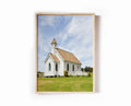 Little Church, Big Sky Print