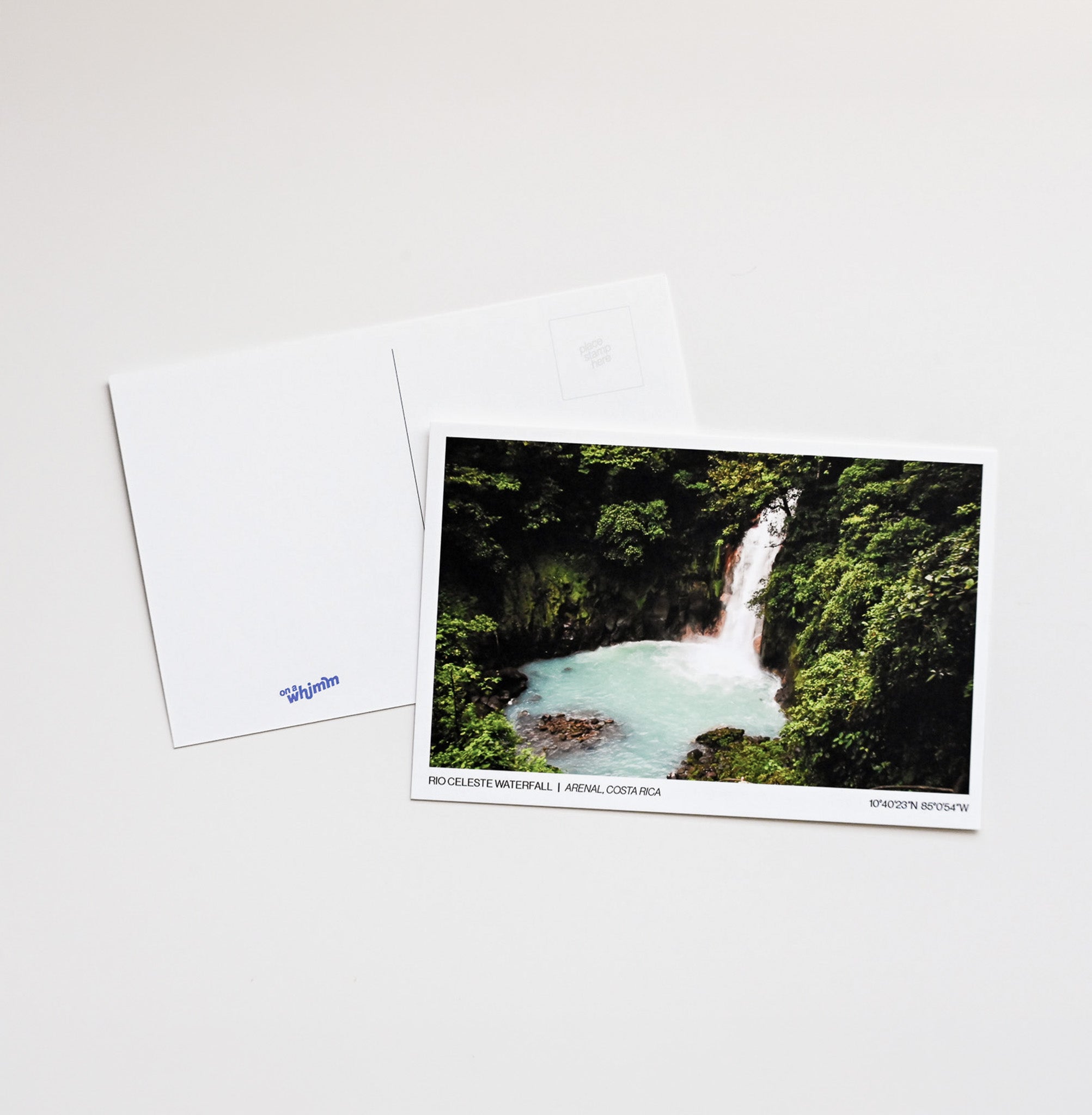 Rio Celeste Waterfall | Arenal, Costa Rica - Post Card