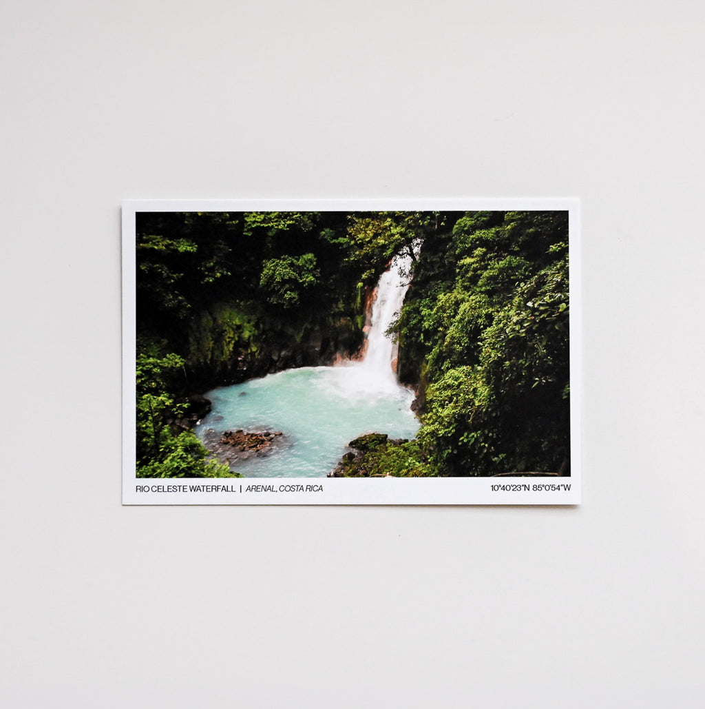 Rio Celeste Waterfall | Arenal, Costa Rica - Post Card