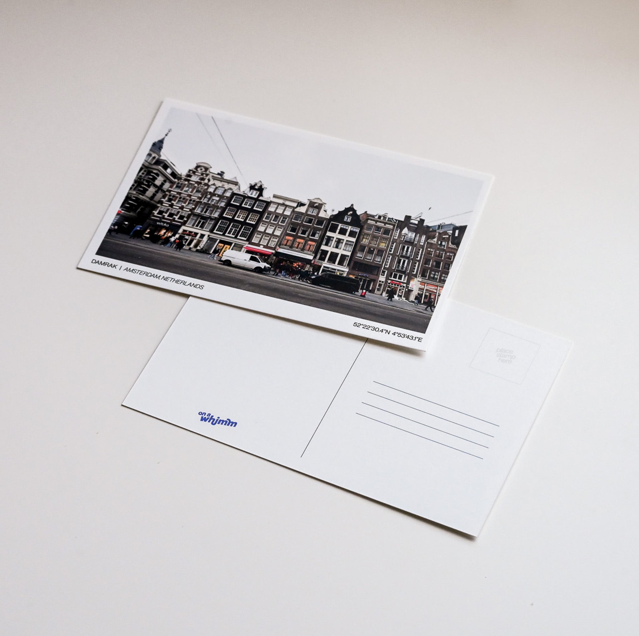 Damrak, Amsterdam - Post Card