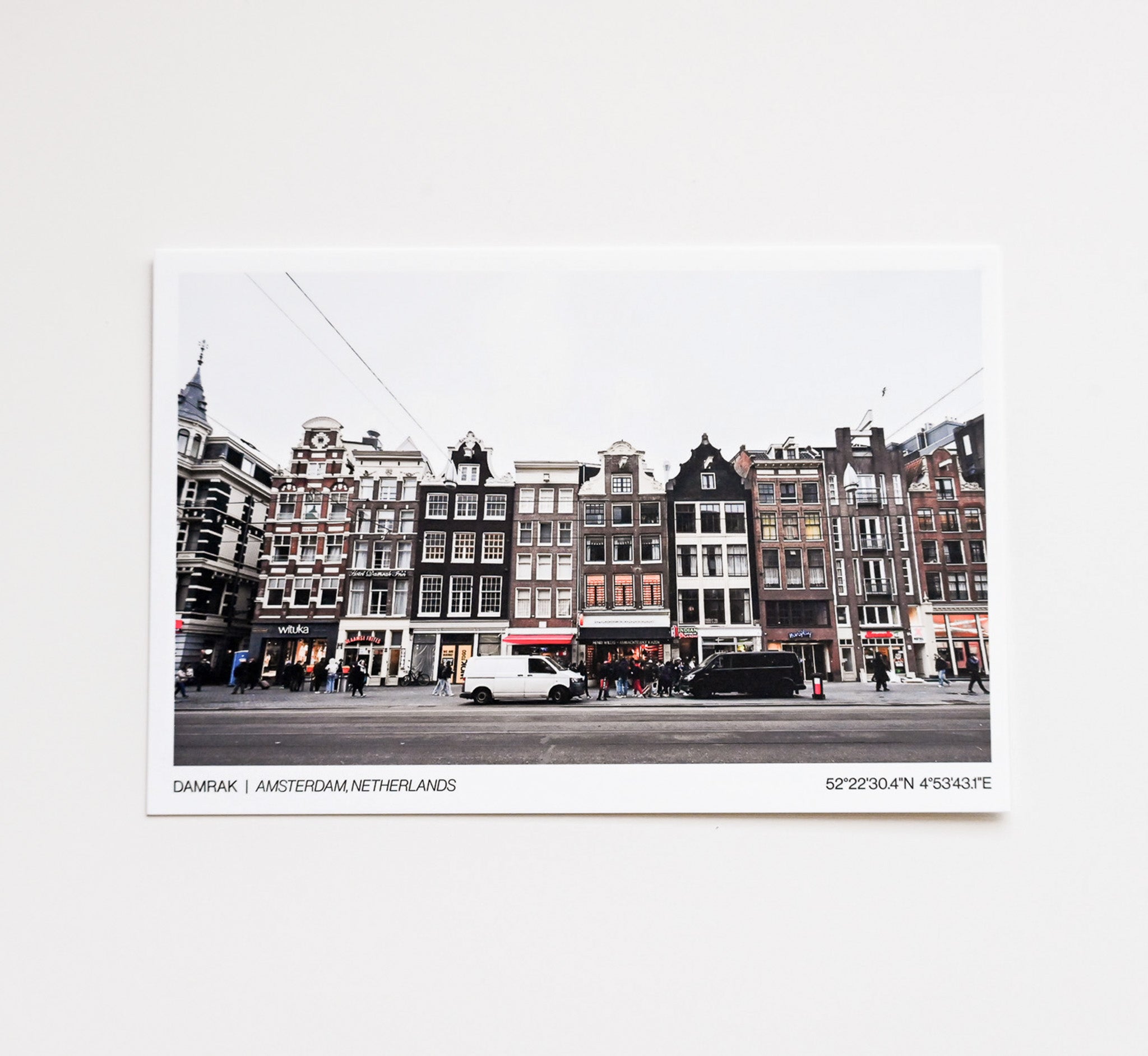 Damrak, Amsterdam - Post Card