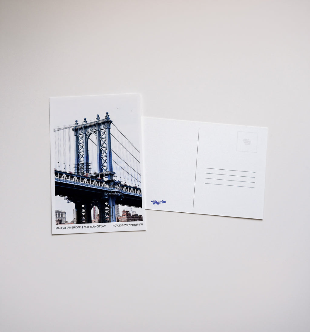 Manhattan Bridge | New York City - Post Card