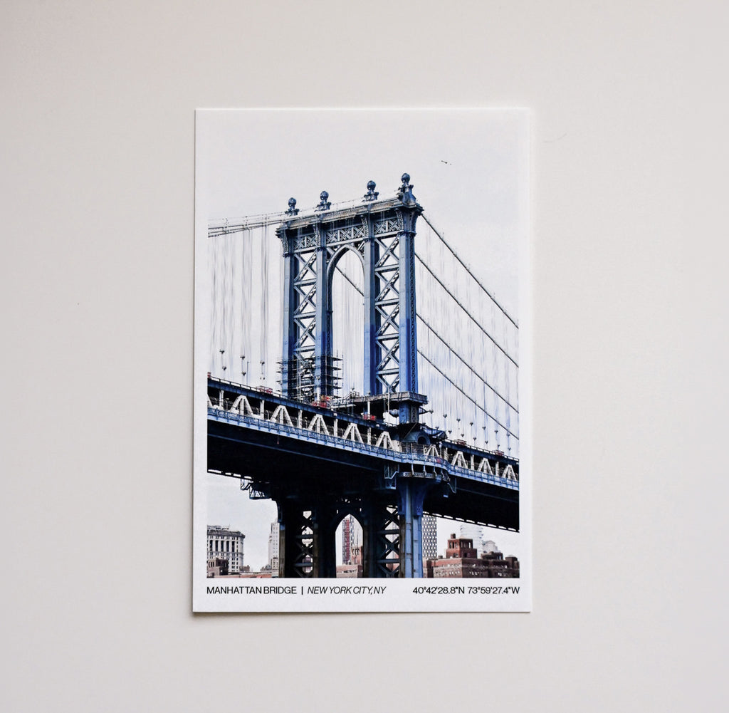 Manhattan Bridge | New York City - Post Card