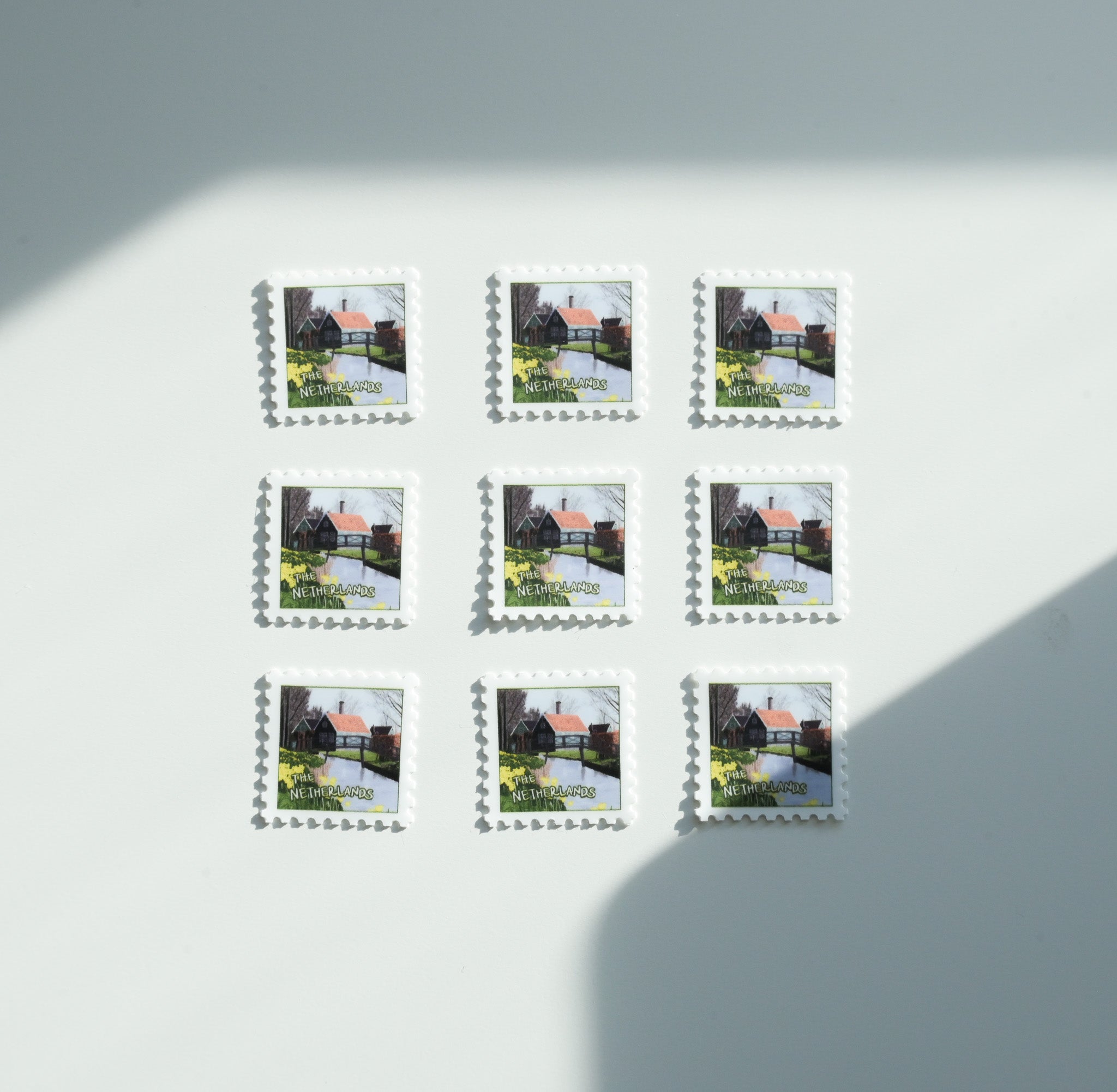 The Netherlands Postage Stamp Sticker - Mini