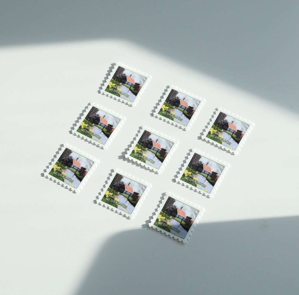 The Netherlands Postage Stamp Sticker - Mini