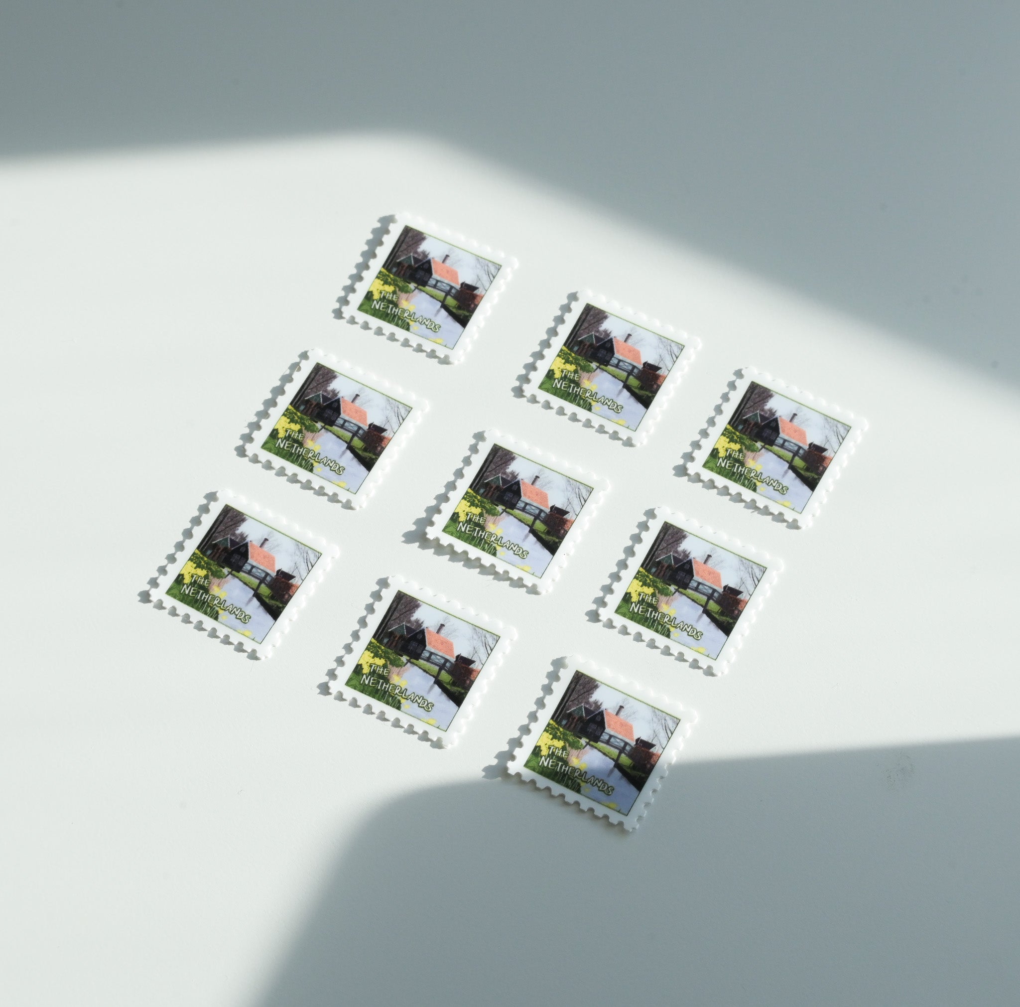 The Netherlands Postage Stamp Sticker - Mini