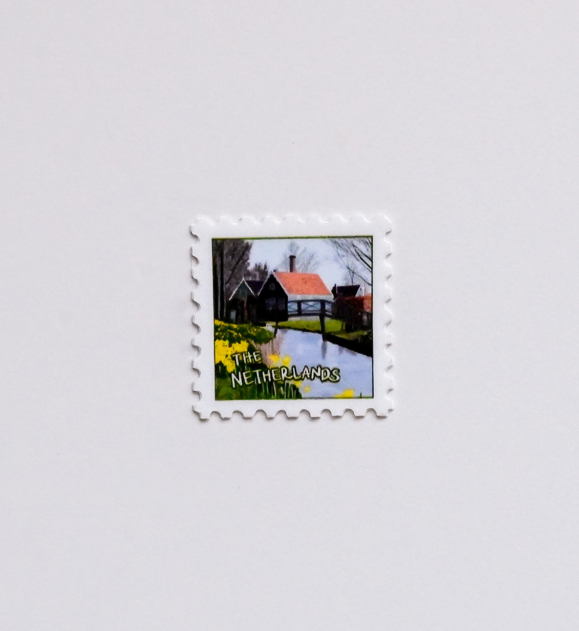 The Netherlands Postage Stamp Sticker - Mini