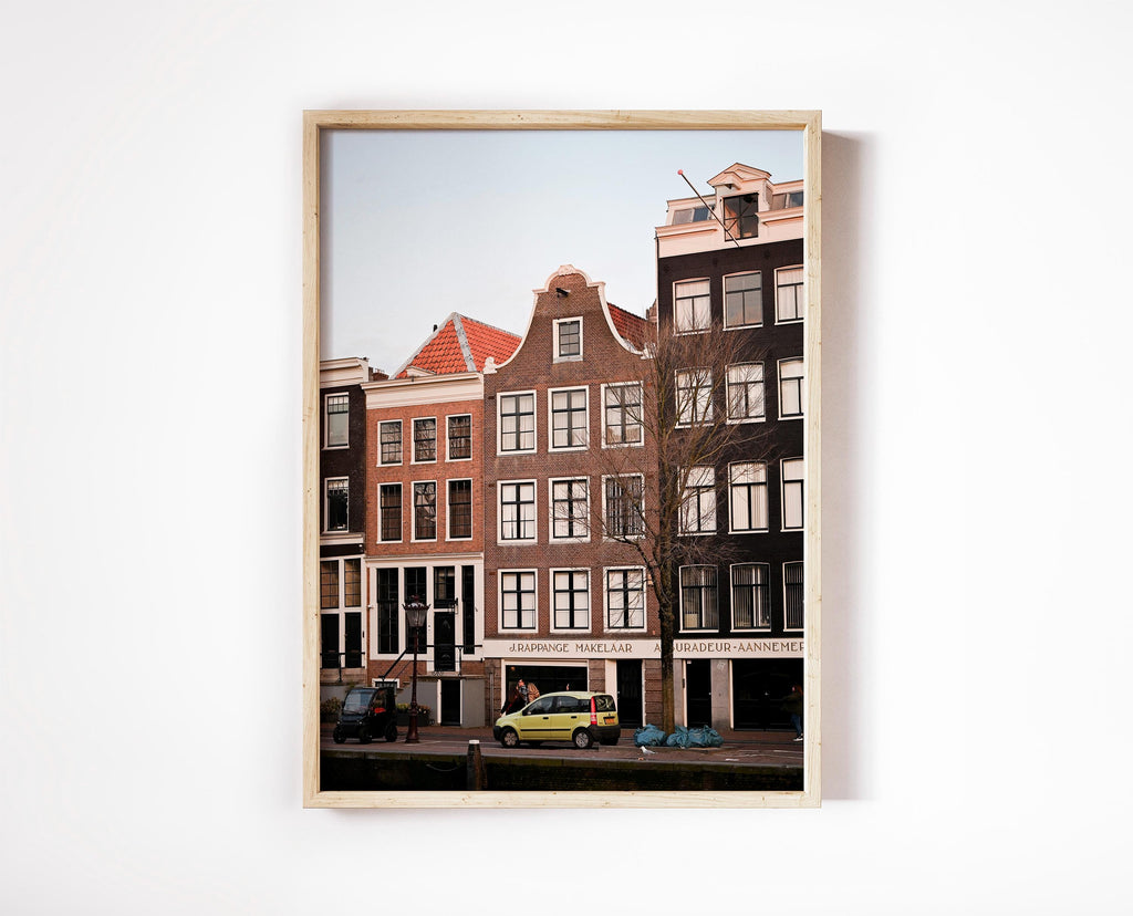 Buildings in Amsterdam Print