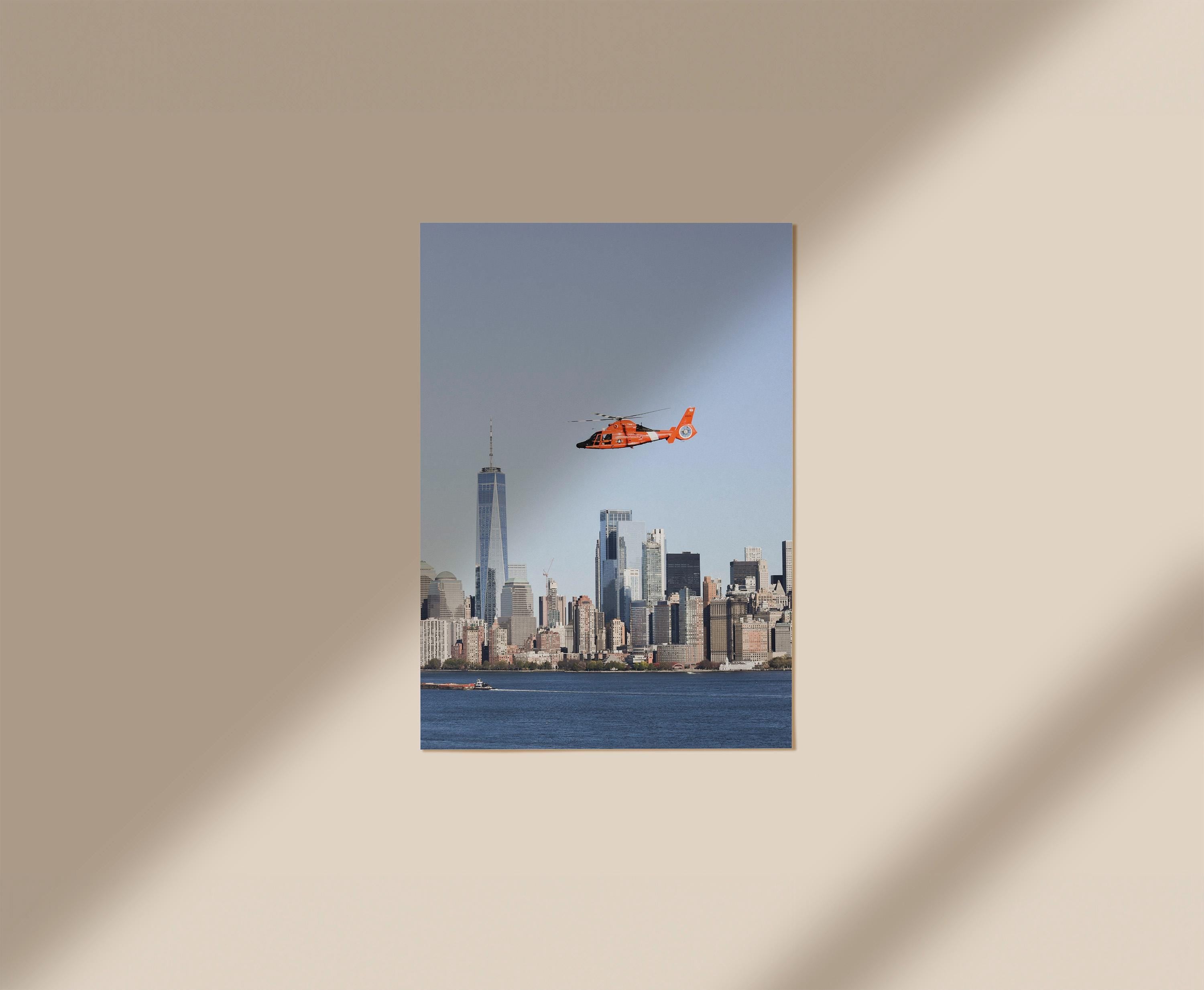 NYC Helicopter Print