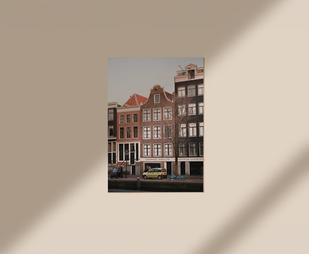 Buildings in Amsterdam Print